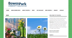 Desktop Screenshot of bowespark.org.uk